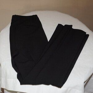 Talbots Raleigh Stretch Curvy Career Black Pocketed Trousers Pants 6 Tall